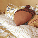 どんぐりのクッション（ブラウン）