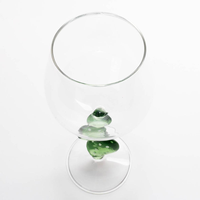 Cactus wine glass