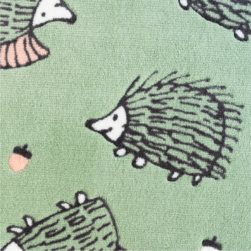 Toilet mat (nuts and hedgehogs)
