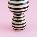 ドナのこけし （モノクロのねこ）