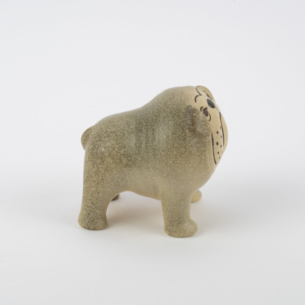 リサラーソン　ブルドッグ　グレー ブルドッグ ミニ （グレー）