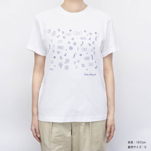 Tシャツ・カットソー SAINT LAURENT KHAKI MUSLIN TOP MAISON KITSUNE メゾンキツネ Tシャツ LM00110KJ0008 メンズ