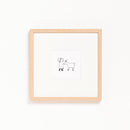 【受注生産】額装プリント「みみのうしろ（ブルッキーのひつじ）」