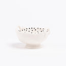 帶手柄的狗碗（白色咪咪，點，帕奇里）