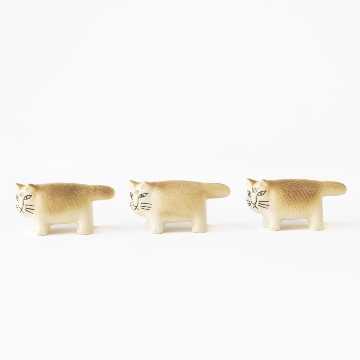 リサラーソン ふたごのMIKA グレーの兄 ブラウンの弟 Lisa Larson - ぷー様専用出品 リサ ラーソン ふたごのMIKA グレーの兄