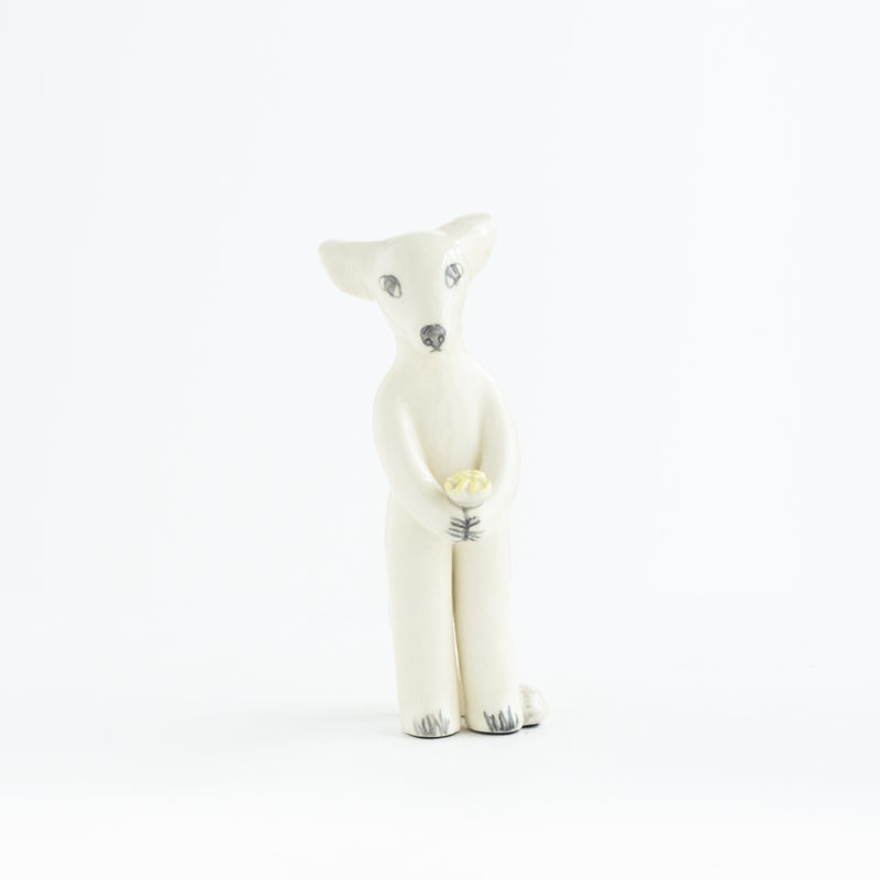 White fox standing NO.03