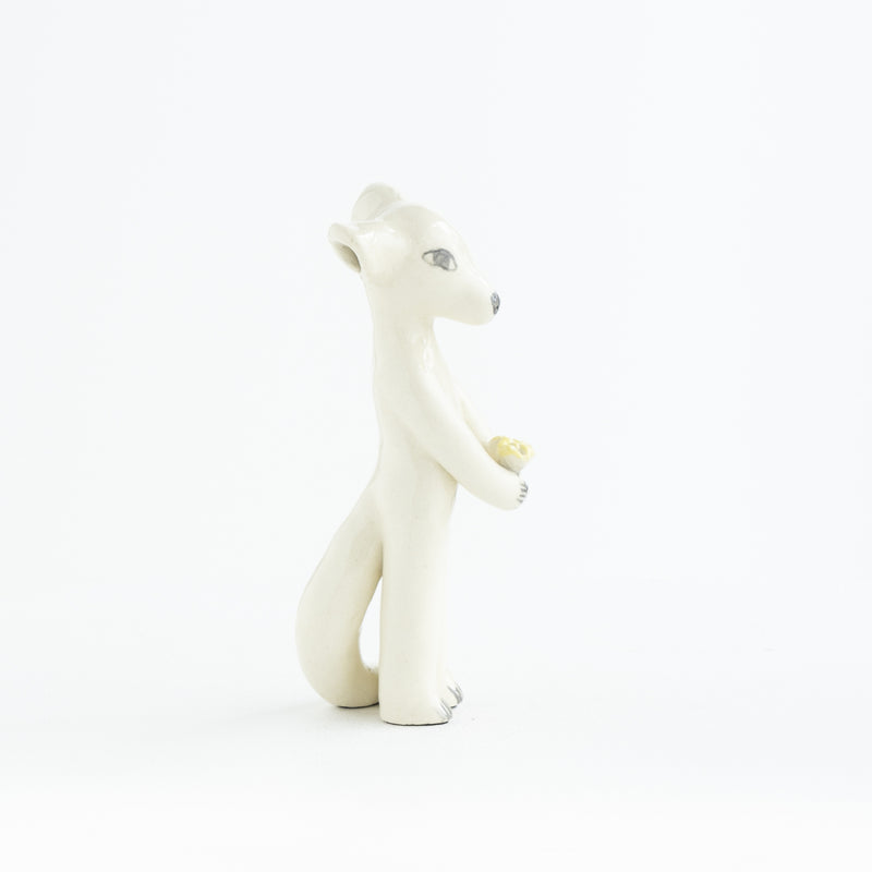 White fox standing NO.03