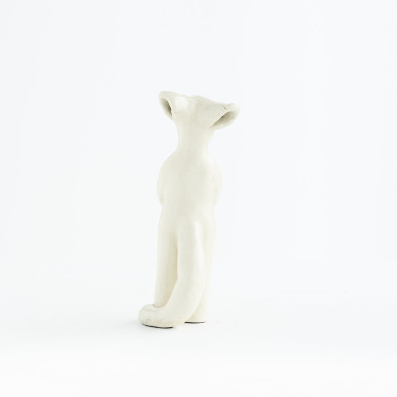 White fox standing NO.03