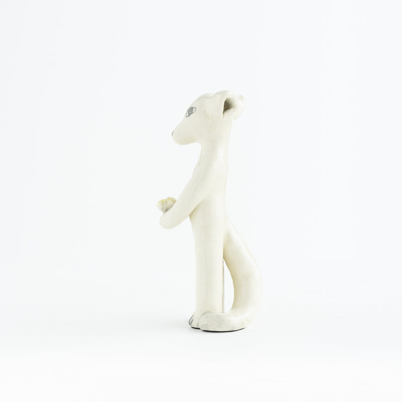 White fox standing NO.03