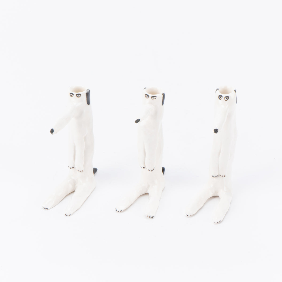 専用わんちゃん三匹とちいらぼ花瓶 花瓶（立ち上がった犬）