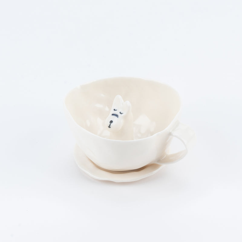 Coffee cup with a good idea (bulldog Sayashiya) No.3