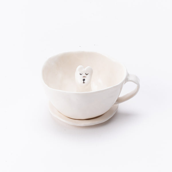 Coffee cup with a good idea (bulldog Sayashiya) No.12