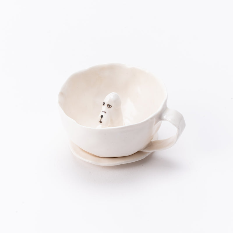 Coffee cup of Happiness (Terrier White, Pecchi) No.14