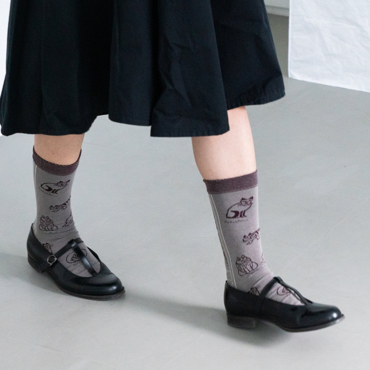 ANTIPASTソックス3足セット（スケッチねこたち）