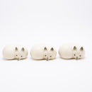 雪中​​的狐狸中等