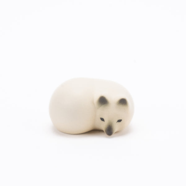 【新品　未使用】Lisa Larson(リサ・ラーソン)雪の中のフォックス ミニ 雪の中のフォックス ミニ