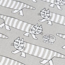 Water -absorbing cross (Mikey & Baby Mikey Gray)