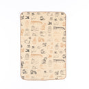 水 - 吸收十字架（素描貓，米色）