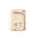 水 - 吸收十字架（素描貓，米色）