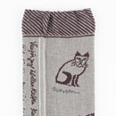 Antipast Socks 3對（素描貓）