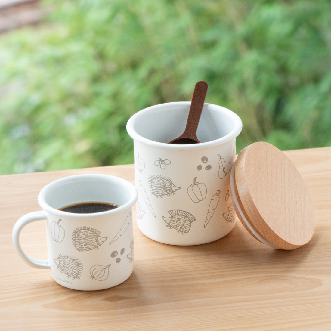 琺瑯やかんキャニスターイギリスmini moderns 難あり新品